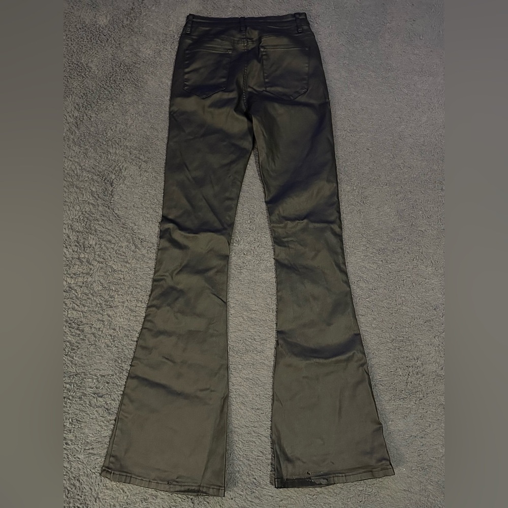 Edikted Luna vegan leather flare pants, size M - Picture 5 of 8